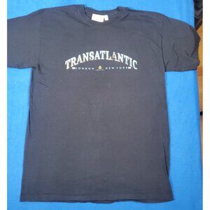 Transatlantic London New York Queens Mary 2 T-Shirt Men's Size M New Nwot